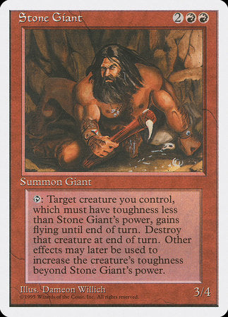 Stone Giant [Fourth Edition] | Mindsight Gaming
