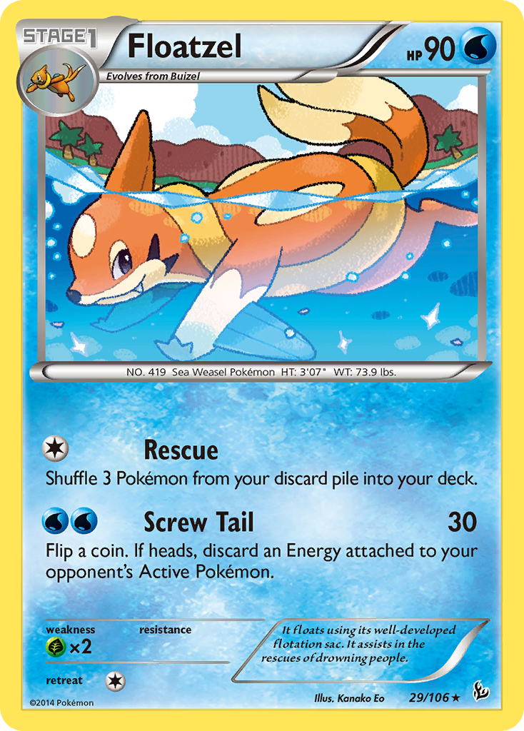 Floatzel (29/106) [XY: Flashfire] | Mindsight Gaming