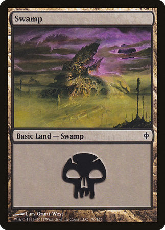 Swamp (170) [New Phyrexia] | Mindsight Gaming