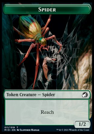 Beast (007) // Spider Double-sided Token [Innistrad: Midnight Hunt Commander] | Mindsight Gaming