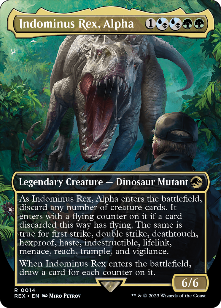 Indominus Rex, Alpha (Borderless) [Jurassic World Collection] | Mindsight Gaming