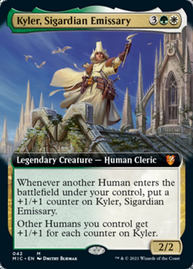 Kyler, Sigardian Emissary (Extended) [Innistrad: Midnight Hunt Commander] | Mindsight Gaming