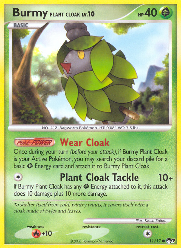 Burmy Plant Cloak (11/17) [POP Series 7] | Mindsight Gaming