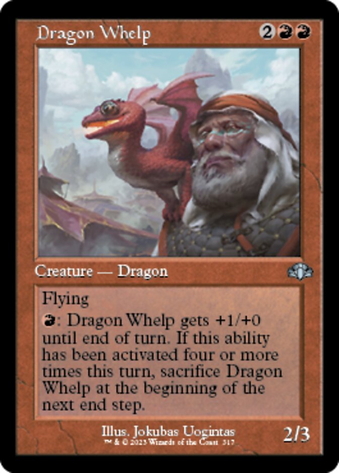 Dragon Whelp (Retro) [Dominaria Remastered] | Mindsight Gaming