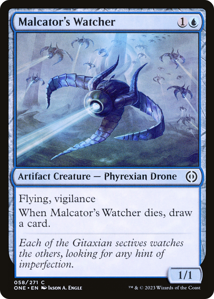 Malcator's Watcher [Phyrexia: All Will Be One] | Mindsight Gaming