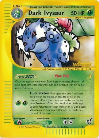 Dark Ivysaur (6) (Winner) (Jumbo Card) [Best of Promos] | Mindsight Gaming