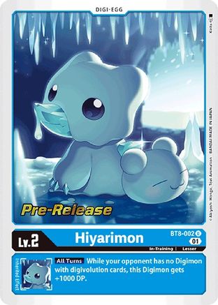 Hiyarimon [BT8-002] [New Awakening Prerelease Cards] | Mindsight Gaming