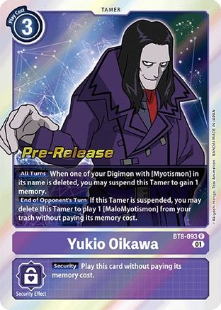 Yukio Oikawa [BT8-093] [New Awakening Prerelease Cards] | Mindsight Gaming