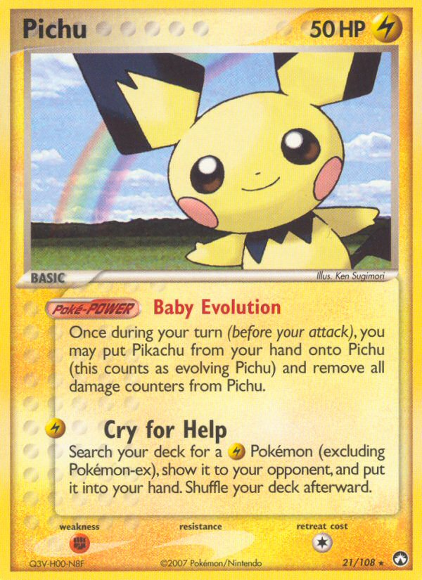 Pichu (21/108) [EX: Power Keepers] | Mindsight Gaming