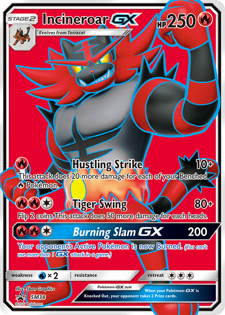 Incineroar GX (SM38) [Sun & Moon: Black Star Promos] | Mindsight Gaming