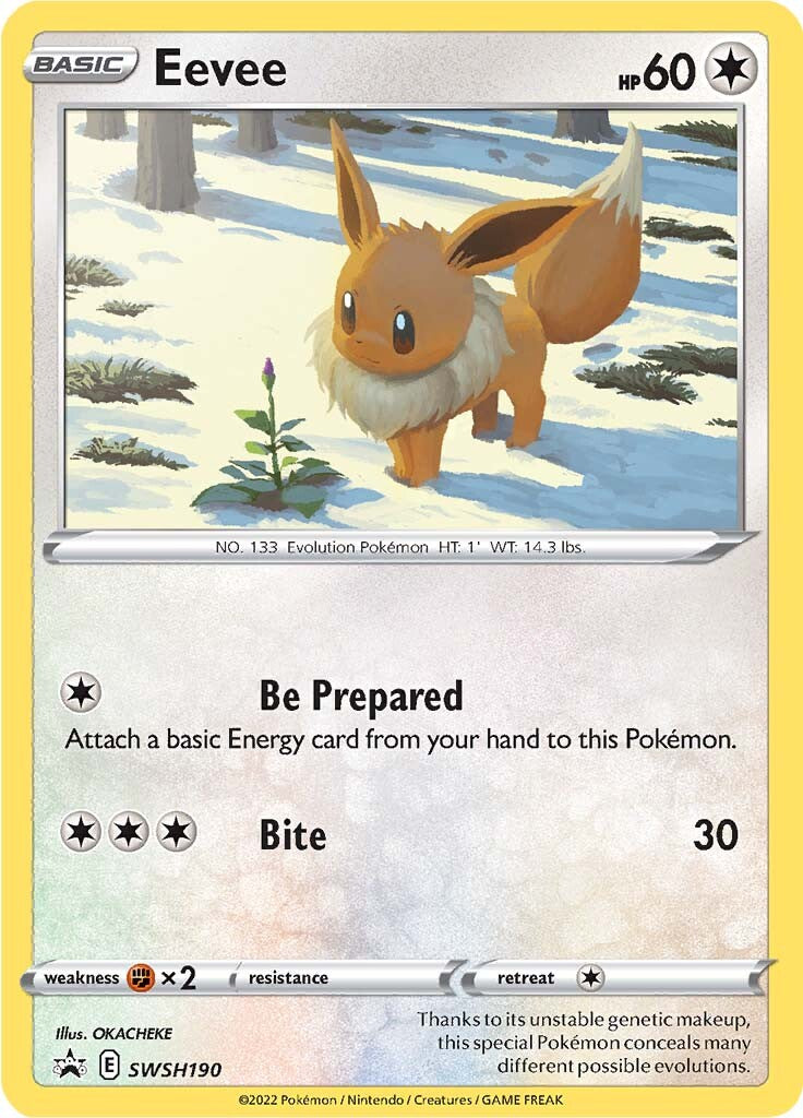 Eevee (SWSH190) [Sword & Shield: Black Star Promos] | Mindsight Gaming