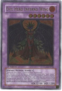 Evil Hero Inferno Wing (UTR) [GLAS-EN038] Ultimate Rare | Mindsight Gaming