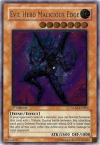 Evil HERO Malicious Edge (UTR) [GLAS-EN003] Ultimate Rare | Mindsight Gaming