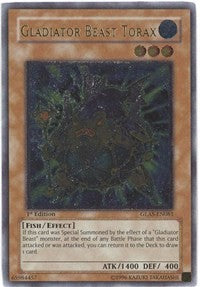 Gladiator Beast Torax (UTR) [GLAS-EN081] Ultimate Rare | Mindsight Gaming