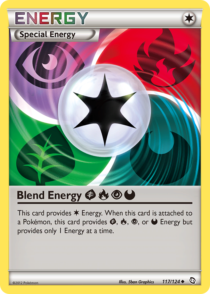 Blend Energy GrassFirePsychicDarkness (117/124) [Black & White: Dragons Exalted] | Mindsight Gaming