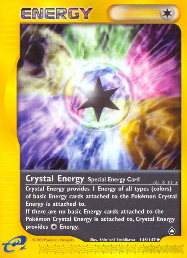 Crystal Energy (146/147) [Aquapolis] | Mindsight Gaming