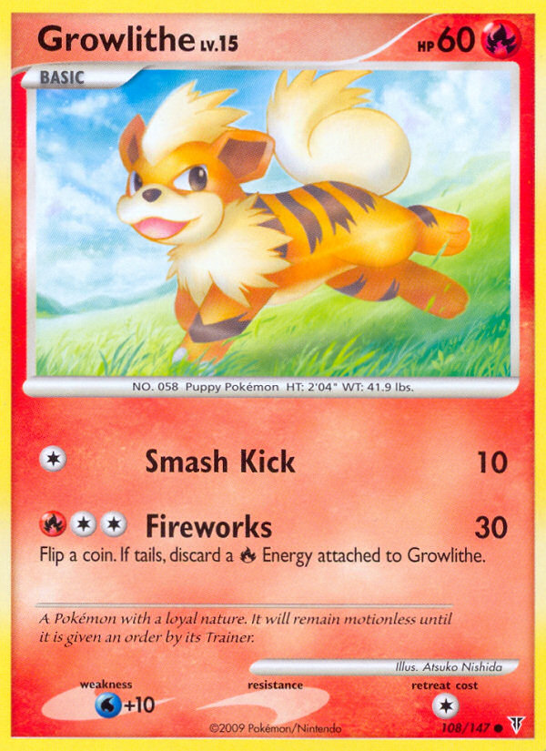 Growlithe (108/147) [Platinum: Supreme Victors] | Mindsight Gaming