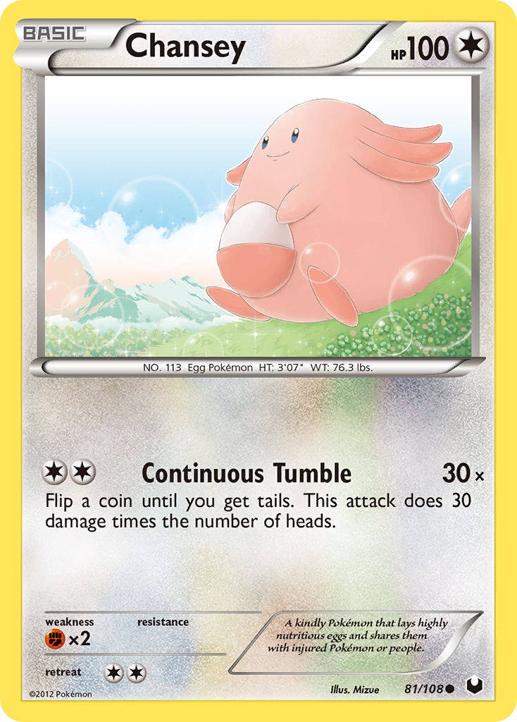 Chansey (81/108) [Black & White: Dark Explorers] | Mindsight Gaming