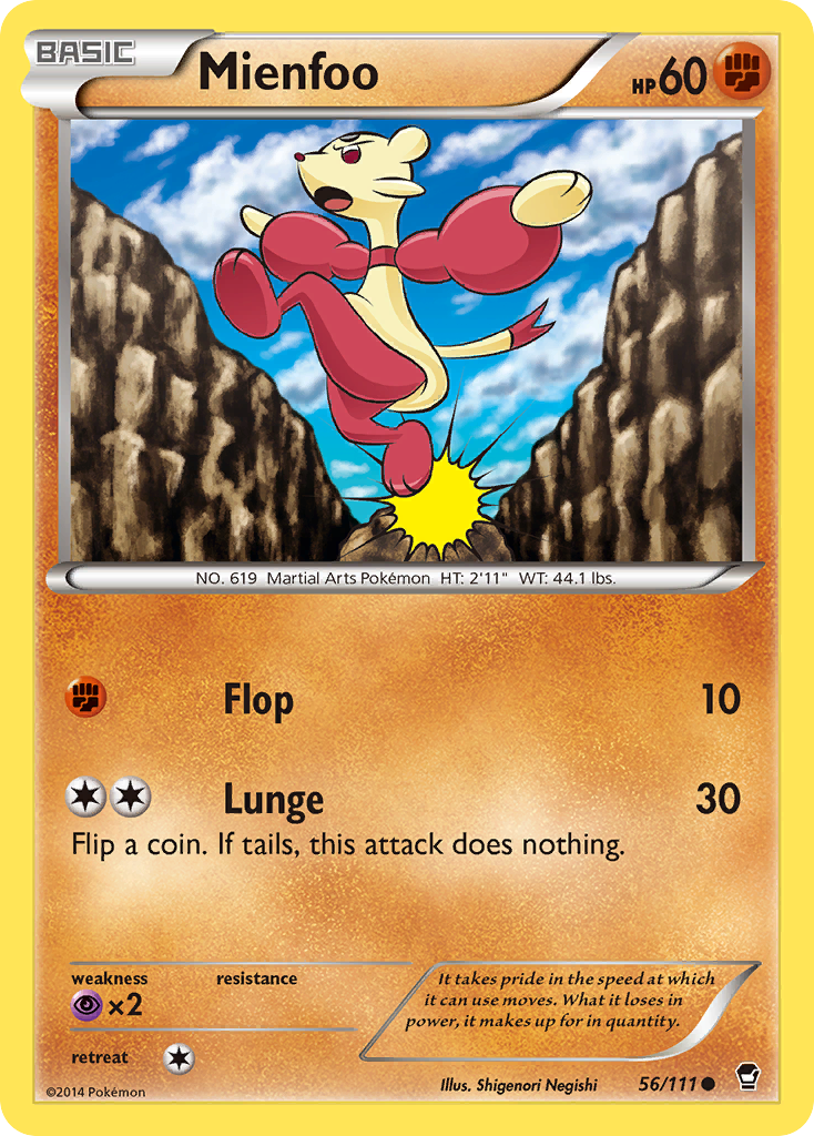 Mienfoo (56/111) [XY: Furious Fists] | Mindsight Gaming