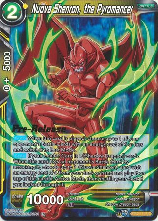 Nuova Shenron, the Pyromancer (BT12-110) [Vicious Rejuvenation Prerelease Promos] | Mindsight Gaming