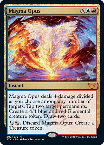 Magma Opus (Promo Pack) [Strixhaven: School of Mages Promos] | Mindsight Gaming