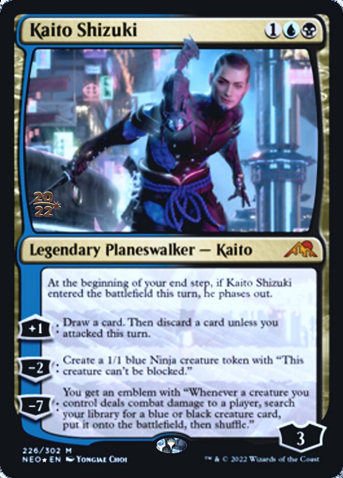 Kaito Shizuki [Kamigawa: Neon Dynasty Prerelease Promos] | Mindsight Gaming