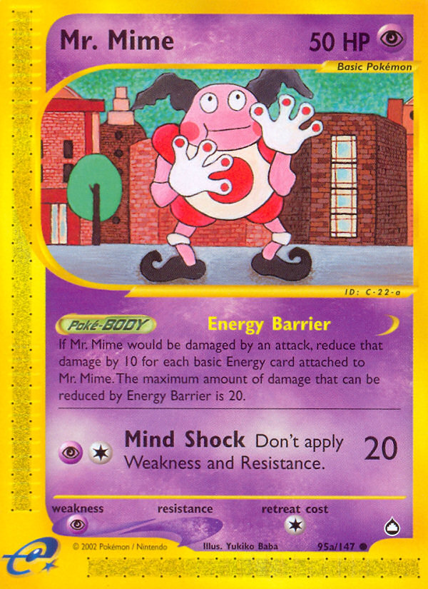 Mr. Mime (95a/147) [Aquapolis] | Mindsight Gaming