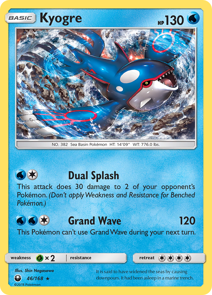 Kyogre (46/168) [Sun & Moon: Celestial Storm] | Mindsight Gaming