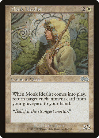 Monk Idealist [Urza's Saga] | Mindsight Gaming