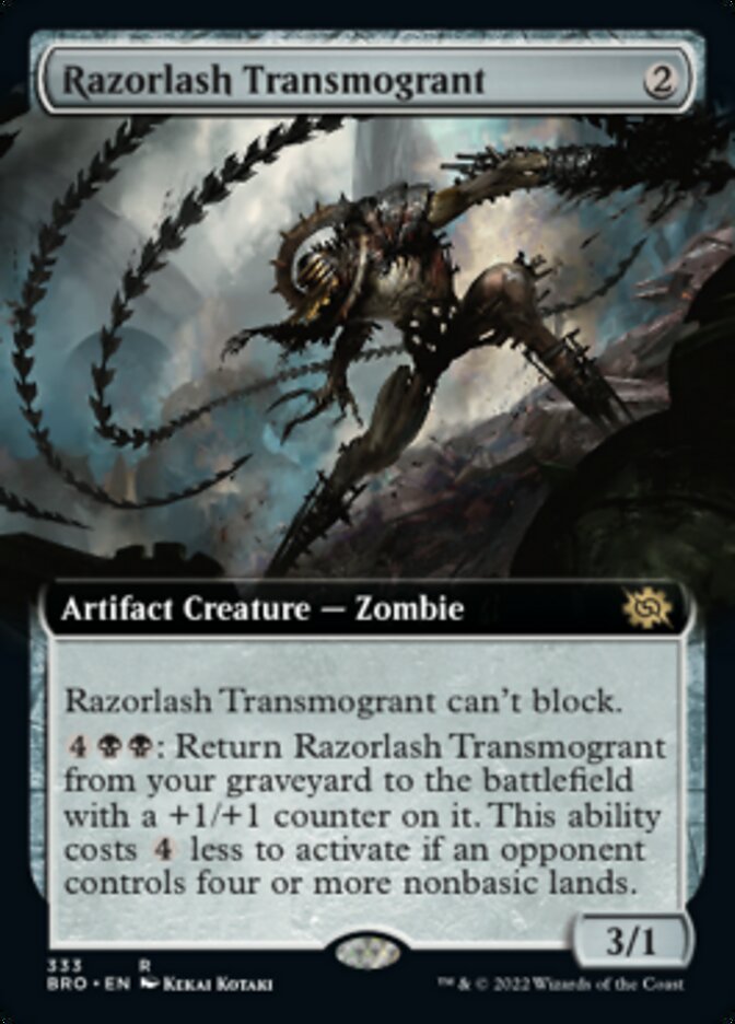 Razorlash Transmogrant (Extended Art) [The Brothers' War] | Mindsight Gaming