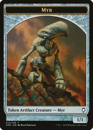 Myr Token [Commander Anthology Volume II Tokens] | Mindsight Gaming