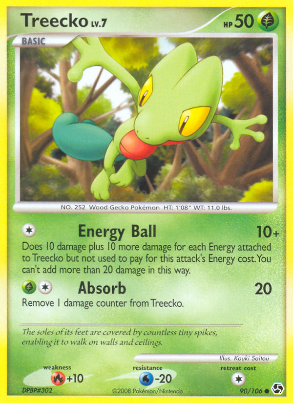 Treecko (90/106) [Diamond & Pearl: Great Encounters] | Mindsight Gaming