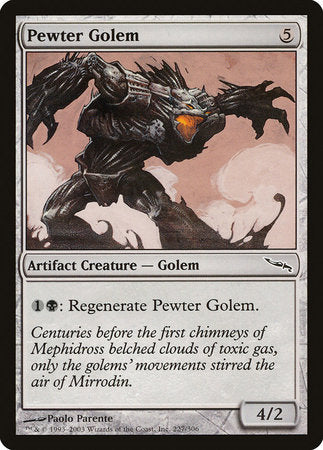 Pewter Golem [Mirrodin] | Mindsight Gaming