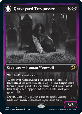 Graveyard Trespasser // Graveyard Glutton [Innistrad: Double Feature] | Mindsight Gaming