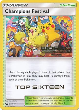 Champions Festival(SM148) (2018 Top Sixteen) [Sun & Moon: Black Star Promos] | Mindsight Gaming