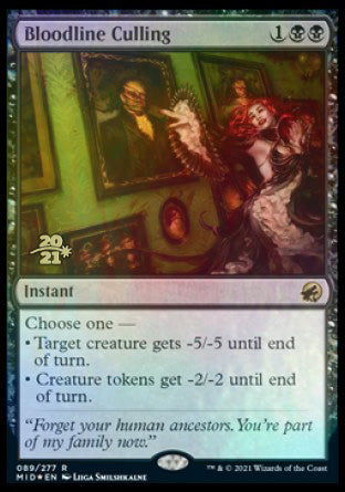 Bloodline Culling [Innistrad: Midnight Hunt Prerelease Promos] | Mindsight Gaming