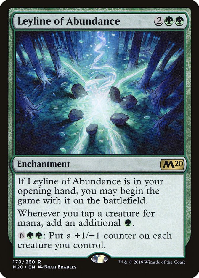 Leyline of Abundance [Core Set 2020] | Mindsight Gaming