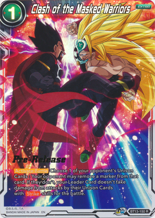 Clash of the Masked Warriors (BT13-150) [Supreme Rivalry Prerelease Promos] | Mindsight Gaming