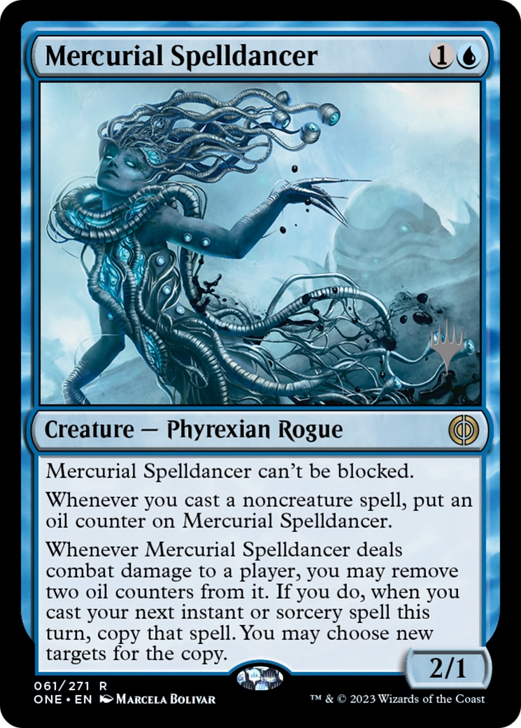 Mercurial Spelldancer (Promo Pack) [Phyrexia: All Will Be One Promos] | Mindsight Gaming