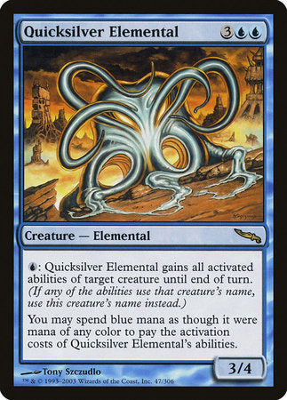 Quicksilver Elemental [Mirrodin] | Mindsight Gaming