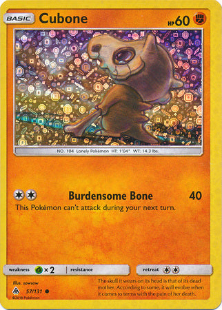 Cubone (57/131) (General Mills Promo) [Sun & Moon: Forbidden Light] | Mindsight Gaming