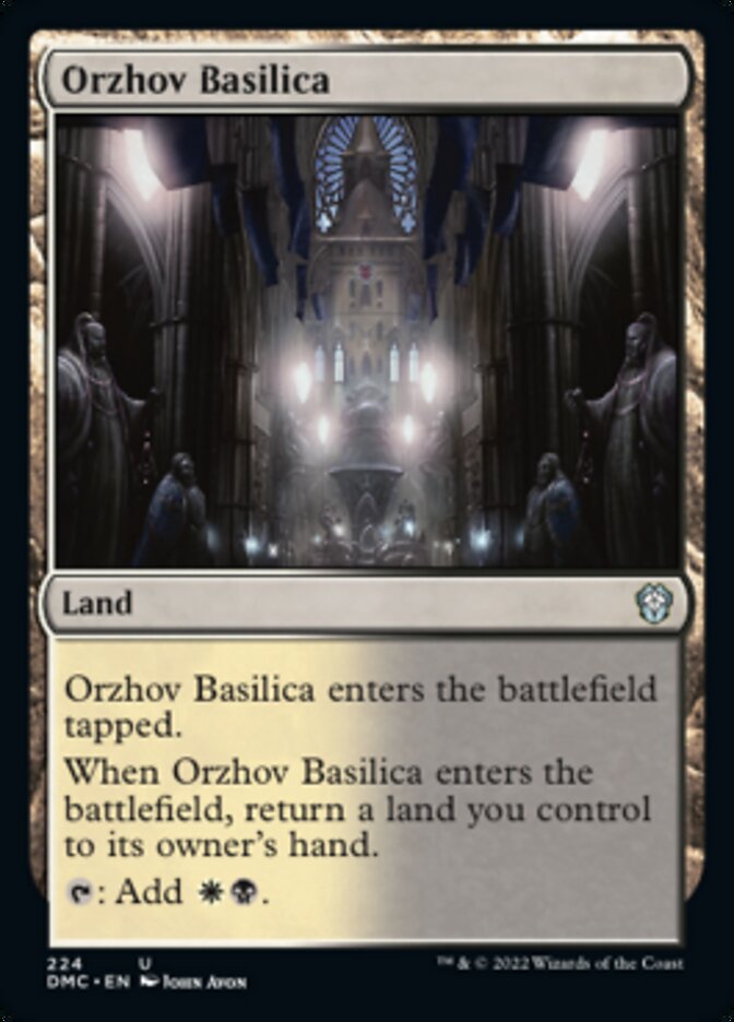 Orzhov Basilica [Dominaria United Commander] | Mindsight Gaming