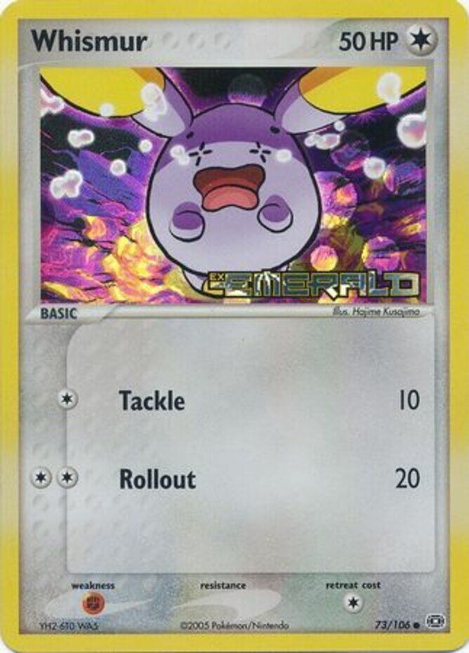 Whismur (73/106) (Stamped) [EX: Emerald] | Mindsight Gaming