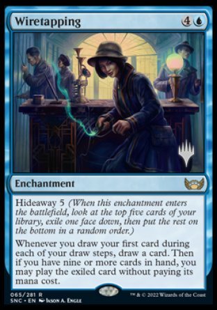 Wiretapping (Promo Pack) [Streets of New Capenna Promos] | Mindsight Gaming