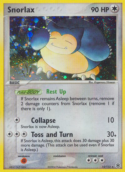 Snorlax (15/112) [EX: FireRed & LeafGreen] | Mindsight Gaming