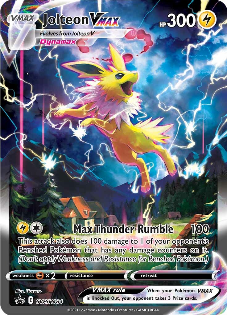 Jolteon VMAX (SWSH184) [Sword & Shield: Black Star Promos] | Mindsight Gaming