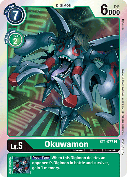 Okuwamon [BT1-077] (Event Pack) [Release Special Booster Ver.1.0 Promos] | Mindsight Gaming