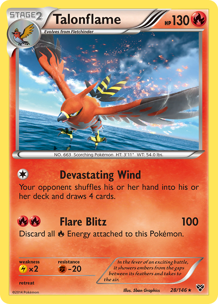 Talonflame (28/146) [XY: Base Set] | Mindsight Gaming