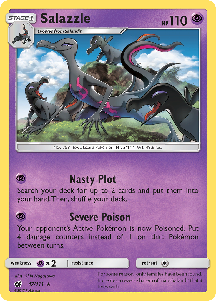 Salazzle (47/111) [Sun & Moon: Crimson Invasion] | Mindsight Gaming