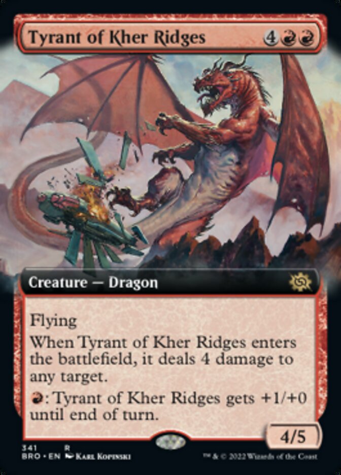 Tyrant of Kher Ridges (Extended Art) [The Brothers' War] | Mindsight Gaming